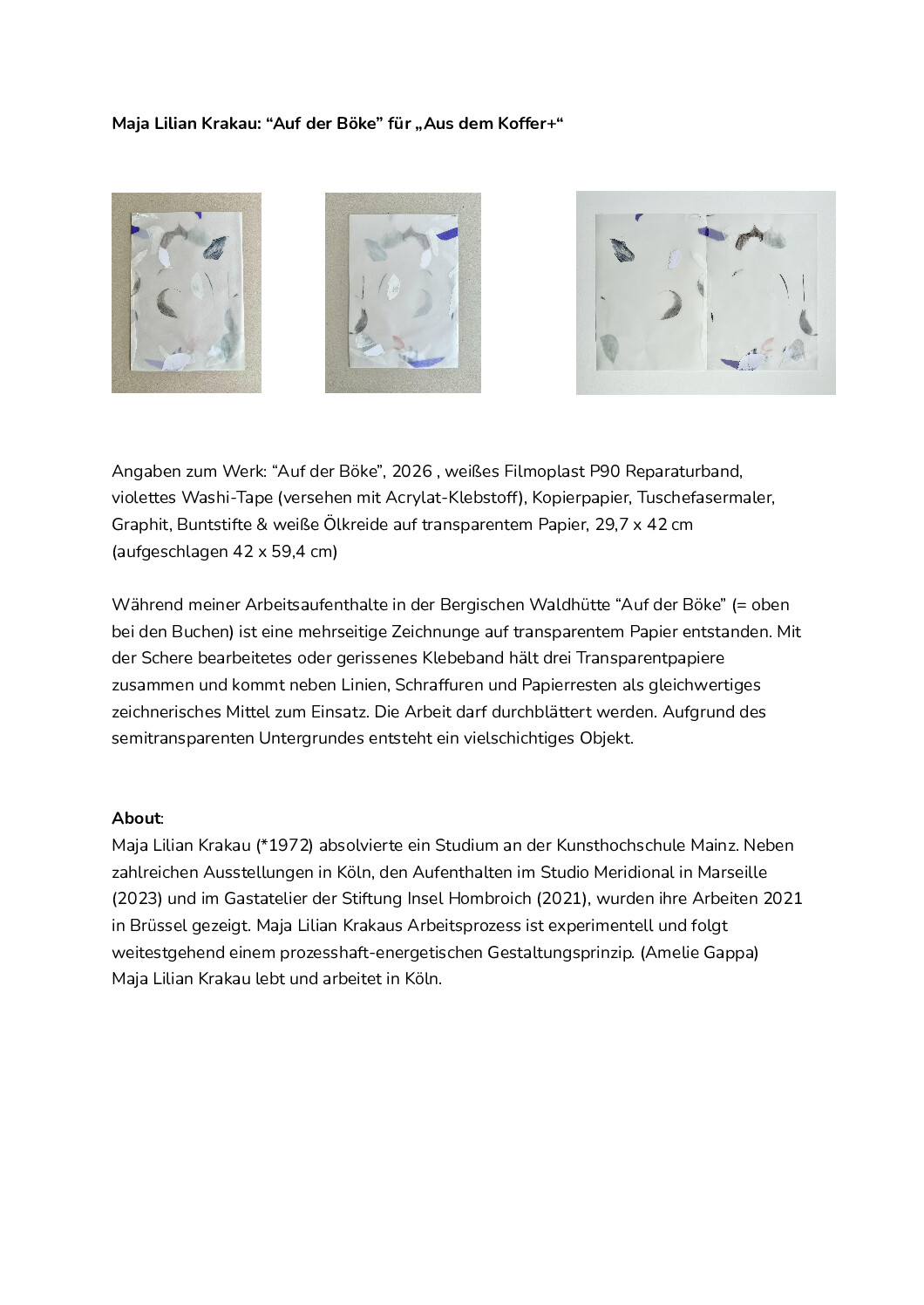 Strichstärke
Projekte zur Zeichnung